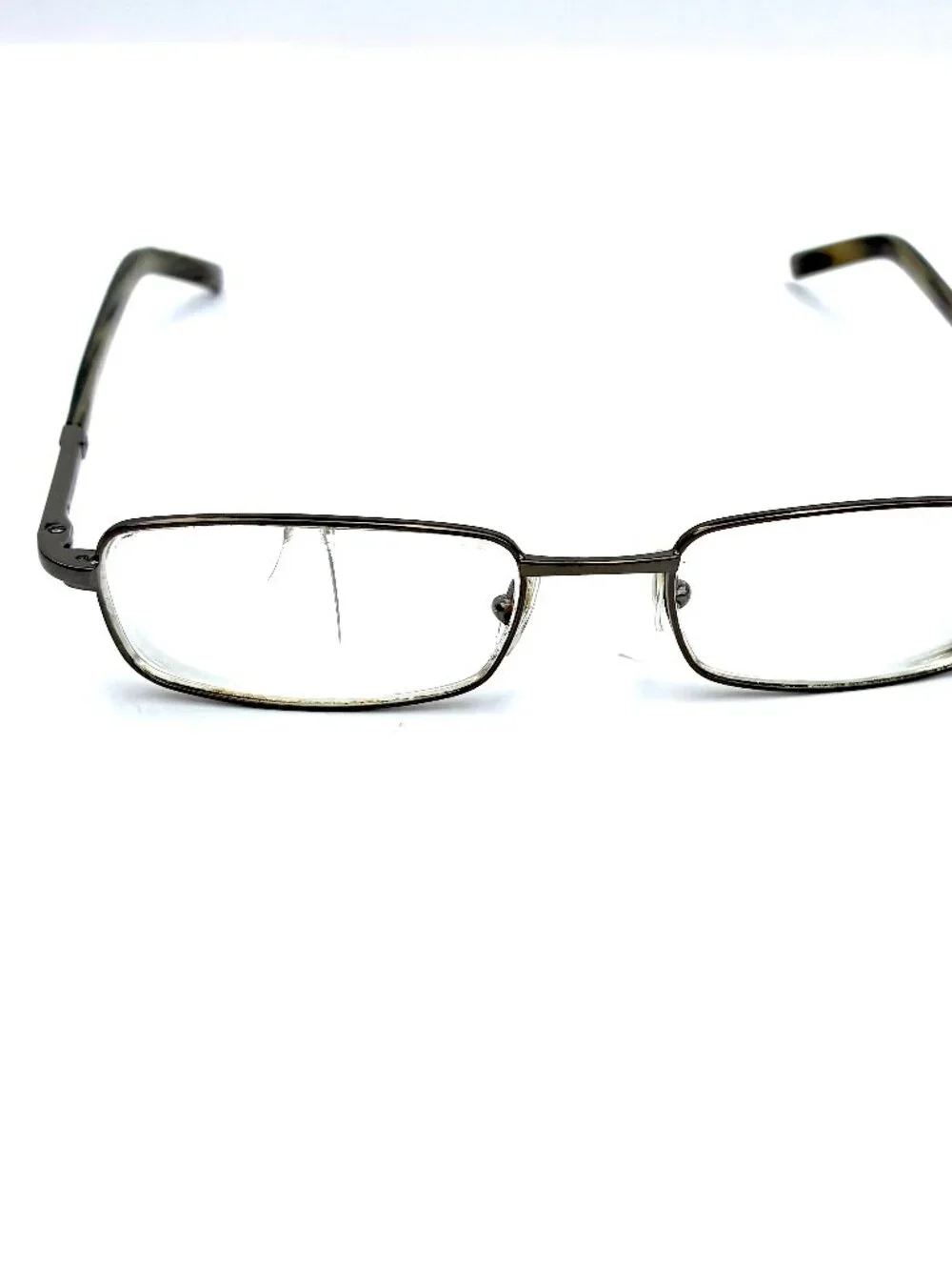 VTG Gucci GG1741 9B9 Eyeglass Frames, Gunmetal with Case, Italy